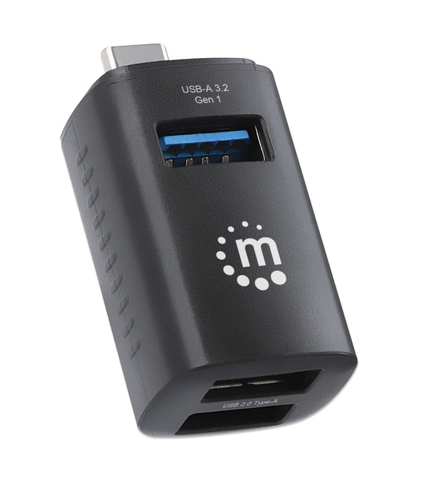 EAN 0766623180993 - Manhattan 180993 hub de interfaz USB 3.2 Gen 1 (3.1 Gen 1) Type-C 5000 Mbit/s Negro imagen 7