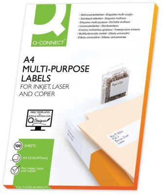 EAN 5705831106642 - Q-CONNECT KF10664 etiqueta de impresora Multicolor imagen 1