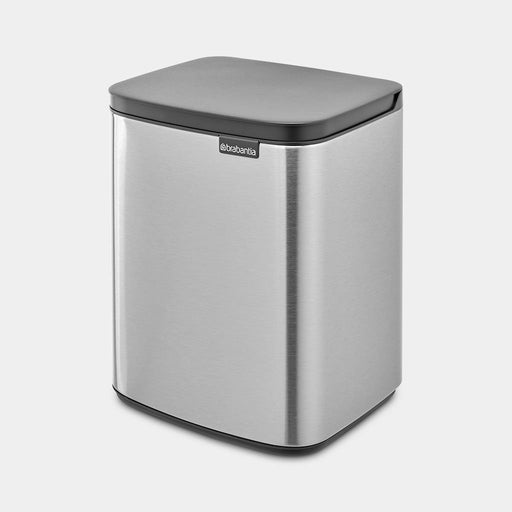EAN 8710755222962 - Brabantia Bo Waste Bin 7 L Rectangular Acero Negro, Acero imagen 2