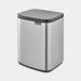 EAN 8710755222962 - Brabantia Bo Waste Bin 7 L Rectangular Acero Negro, Acero imagen 2
