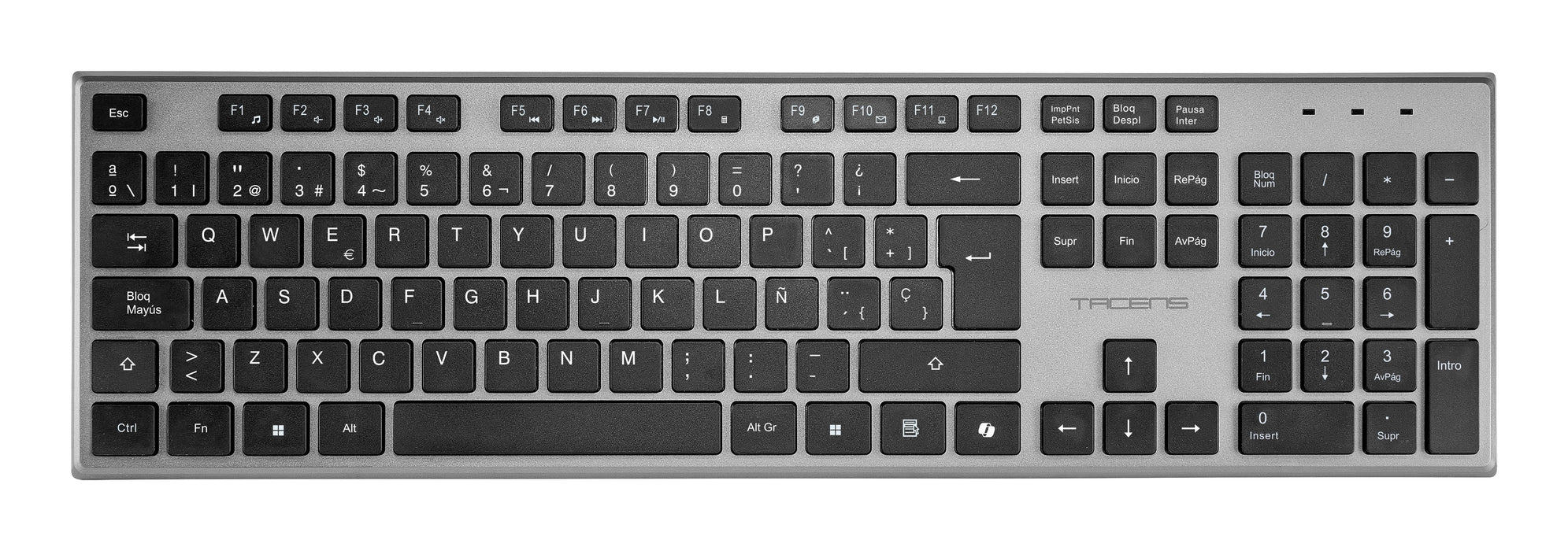 EAN 8435693112099 - Tacens 6ZENITHES teclado Ratón incluido Hogar / Oficina RF inalámbrico QWERTY Español Gris imagen 4
