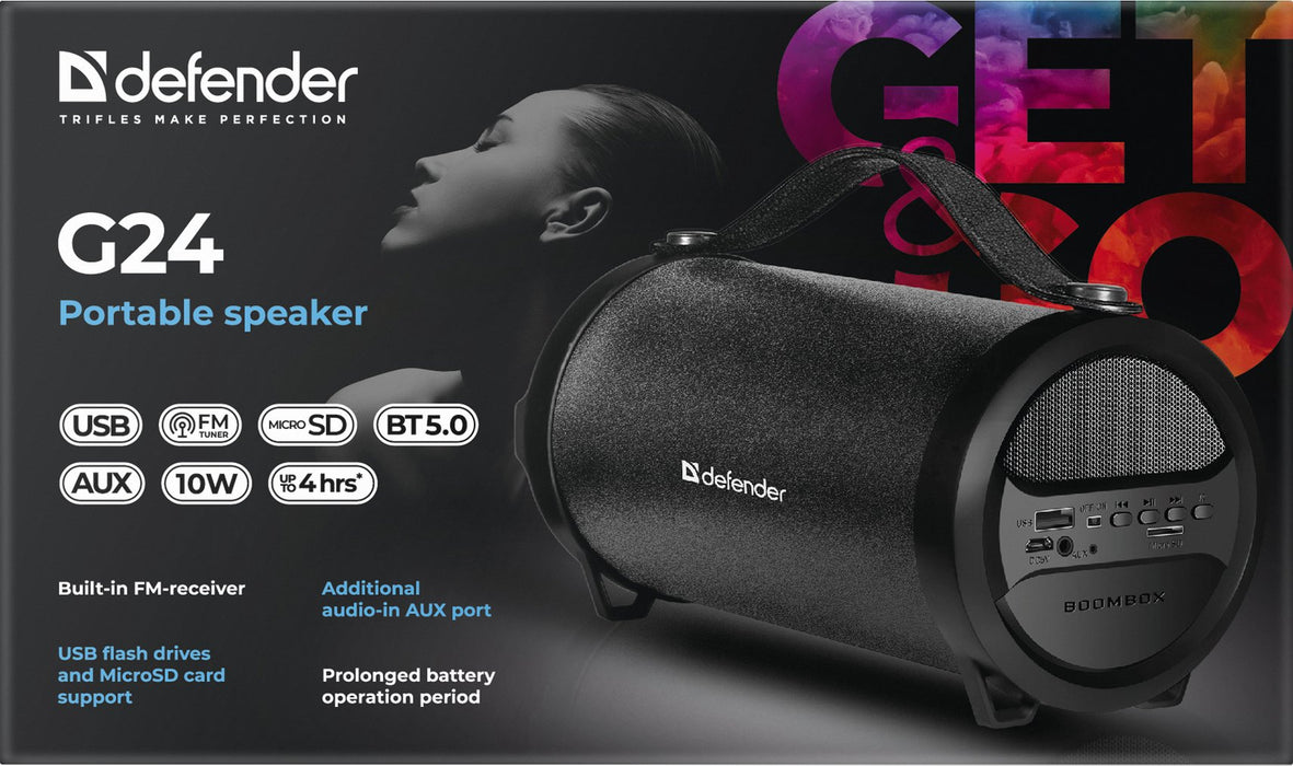 EAN 4714033651240 - Defender G24 Altavoz monofónico portátil Negro 10 W imagen 4