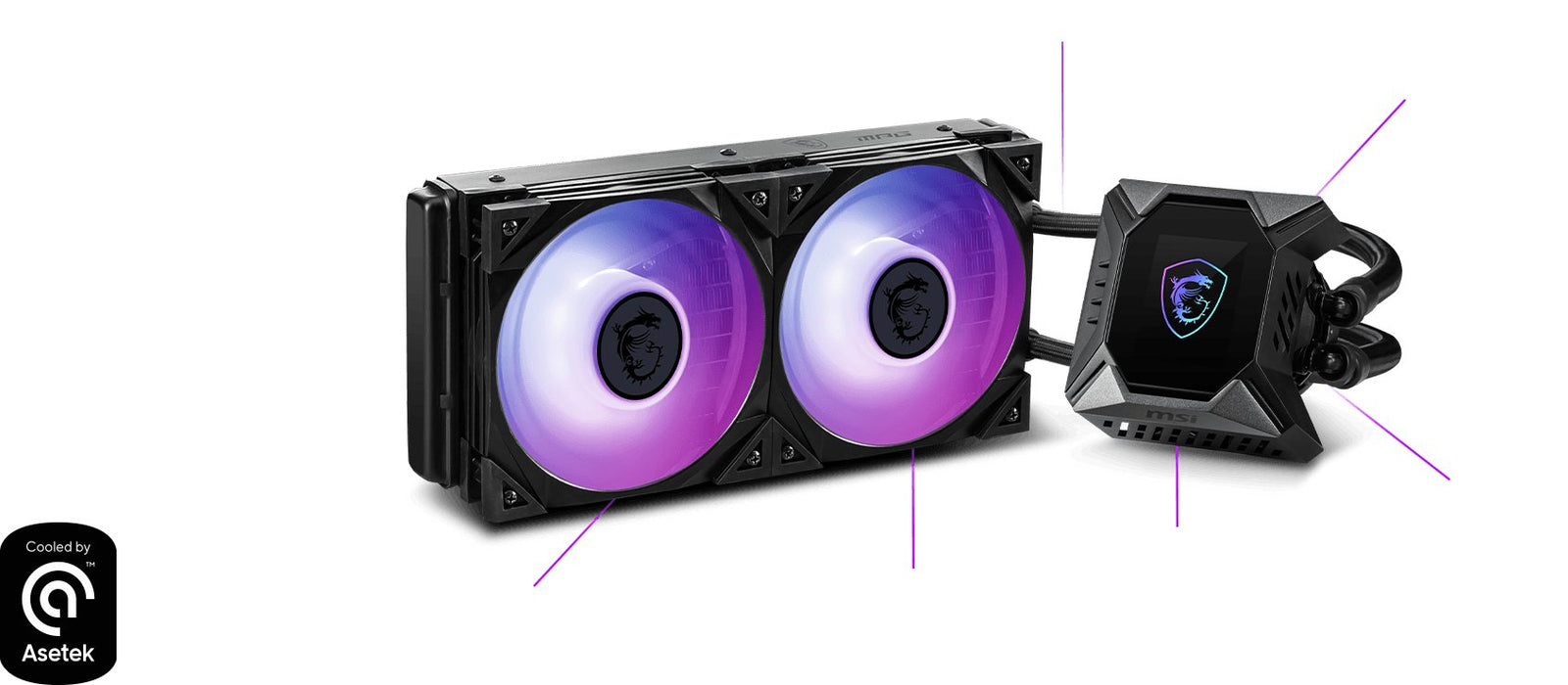 EAN 4719072862862 - MSI MPG CORELIQUID K240 V2 sistema de refrigeración para ordenador Carcasa del ordenador Set de refrigera imagen 9