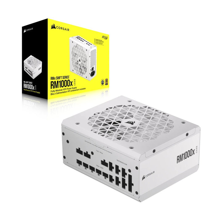 EAN 0840006668381 - Corsair RMx Shift Series RM1000x unidad de fuente de alimentación 1000 W 24-pin ATX ATX Blanco imagen 2
