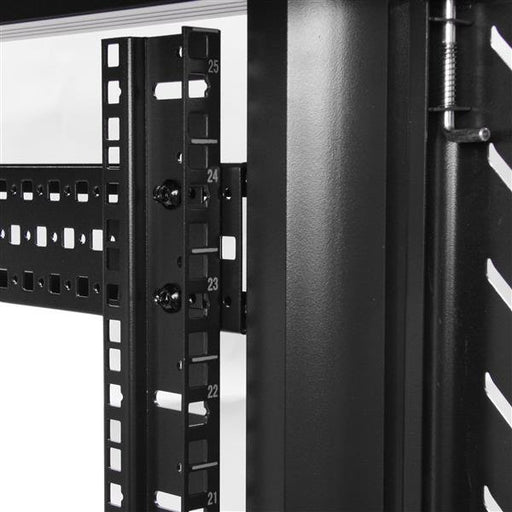 EAN 0065030841221 - StarTech.com RK2536BKF armario rack Rack o bastidor independiente Negro imagen 2