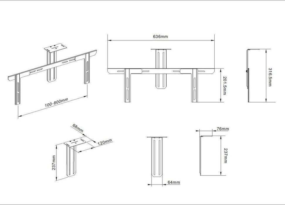 EAN 7350073737901 - Multibrackets 7901 accesorio para soporte de monitor imagen 19