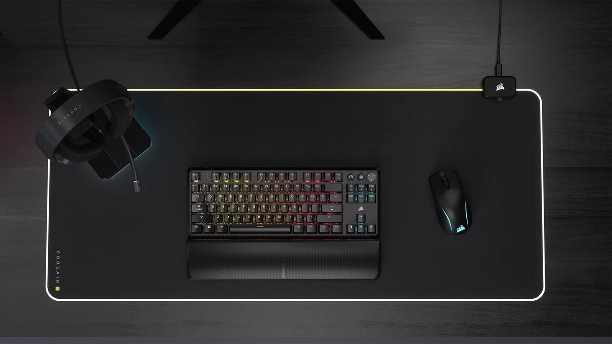 EAN 0840006678885 - Corsair K70 CORE TKL teclado Juego USB + RF Wireless + Bluetooth QWERTZ Alemán Negro imagen 3