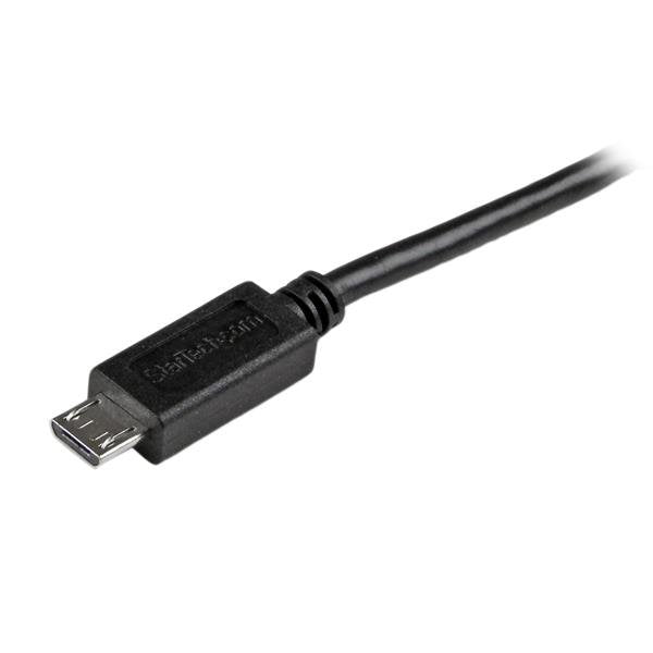 EAN 0065030859424 - StarTech.com USBAUB15CMBK cable USB USB 2.0 0,15 m USB A Micro-USB B Negro imagen 3