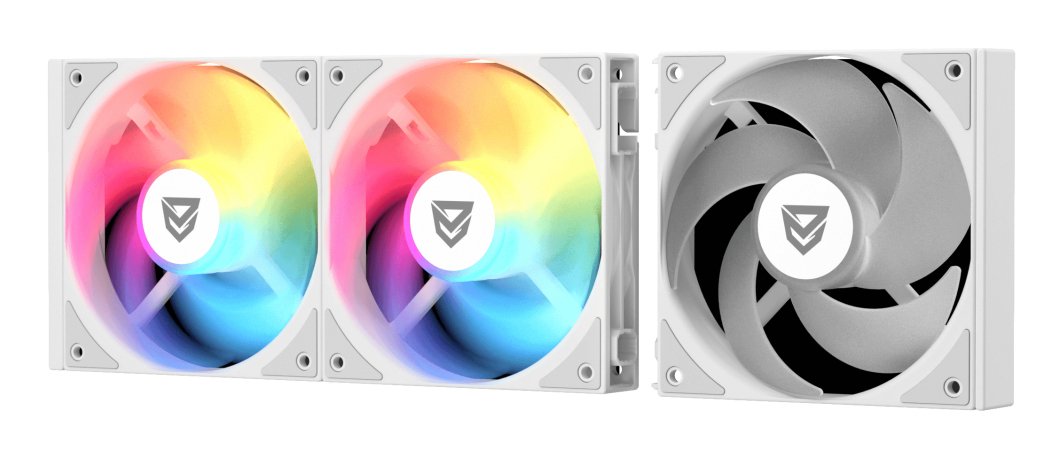 EAN 8435443722356 - Nfortec Stellar Ventilador 12 cm Blanco 1 pieza(s) imagen 2