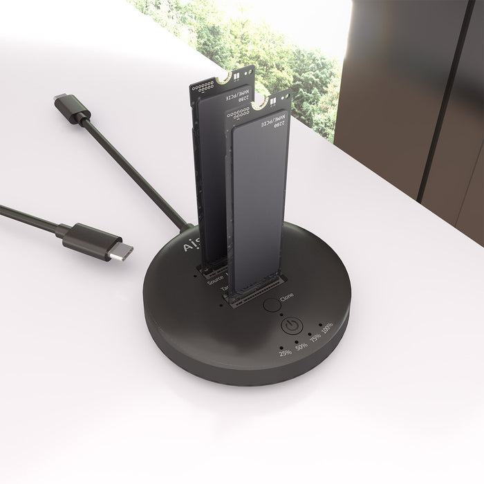 EAN 8435739903308 - AISENS ASDS-2M2N05-BK base de conexión para disco duro USB 3.2 Gen 2 (3.1 Gen 2) Type-C imagen 6