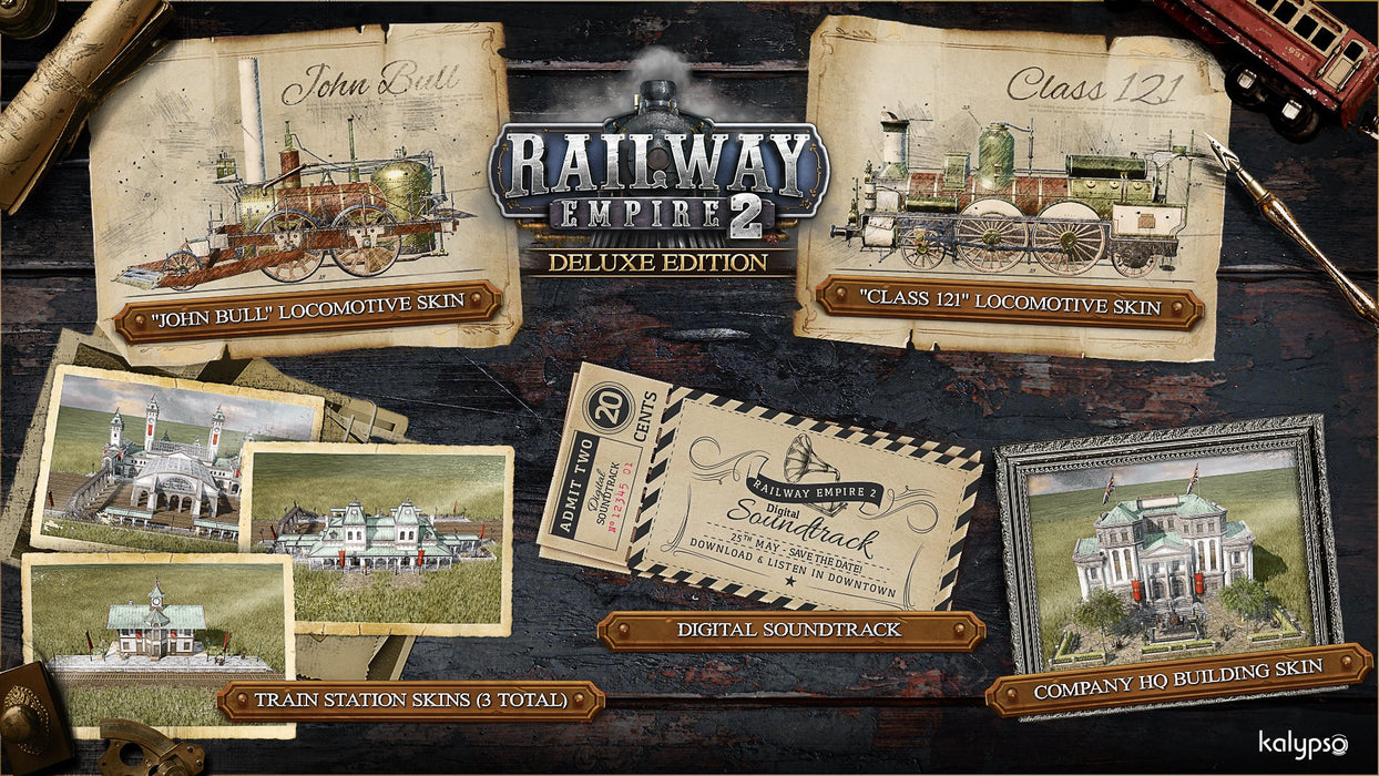 EAN 4260458363409 - Kalypso Railway Empire 2 - Deluxe Edition imagen 1