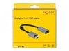 EAN 4043619664368 - DeLOCK 66436 adaptador de cable de vídeo 0,2 m HDMI tipo A (Estándar) Negro, Gris imagen 1