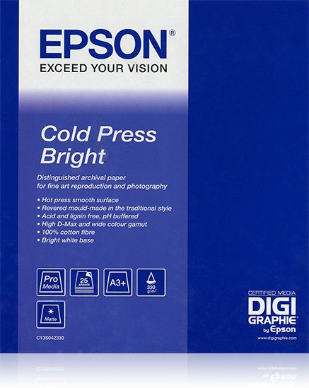 EAN 8715946428154 - Epson Cold Press Bright, 60" x 15m, 305g/m² formato grande Mate imagen 1