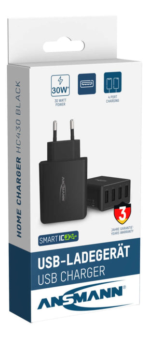EAN 4013674176533 - Ansmann HC430 Universal Negro Corriente alterna Interior imagen 10