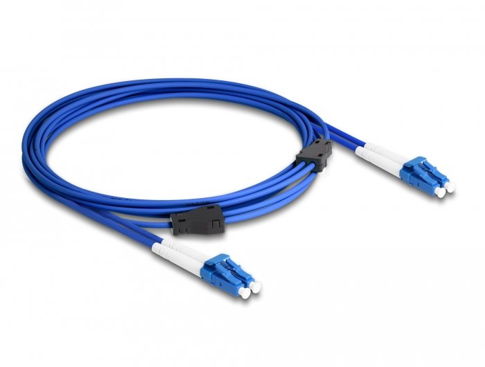 EAN 4043619879212 - DeLOCK 87921 Cable de fibra óptica e InfiniBand Azul imagen 1