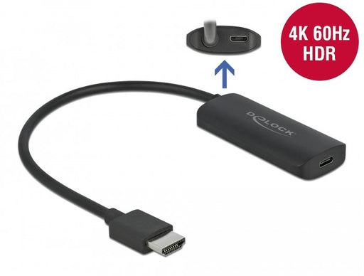 EAN 4043619632510 - DeLOCK 63251 adaptador de cable de vídeo HDMI tipo A (Estándar) USB Tipo C Negro imagen 1
