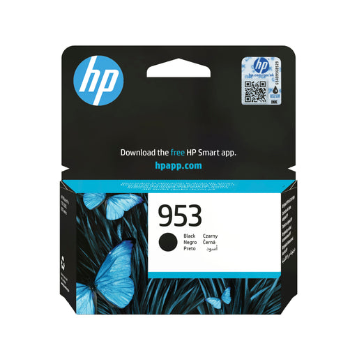 EAN 0725184104060 - HP 953 Black Original Ink Cartridge cartucho de tinta 1 pieza(s) Rendimiento estándar imagen 1