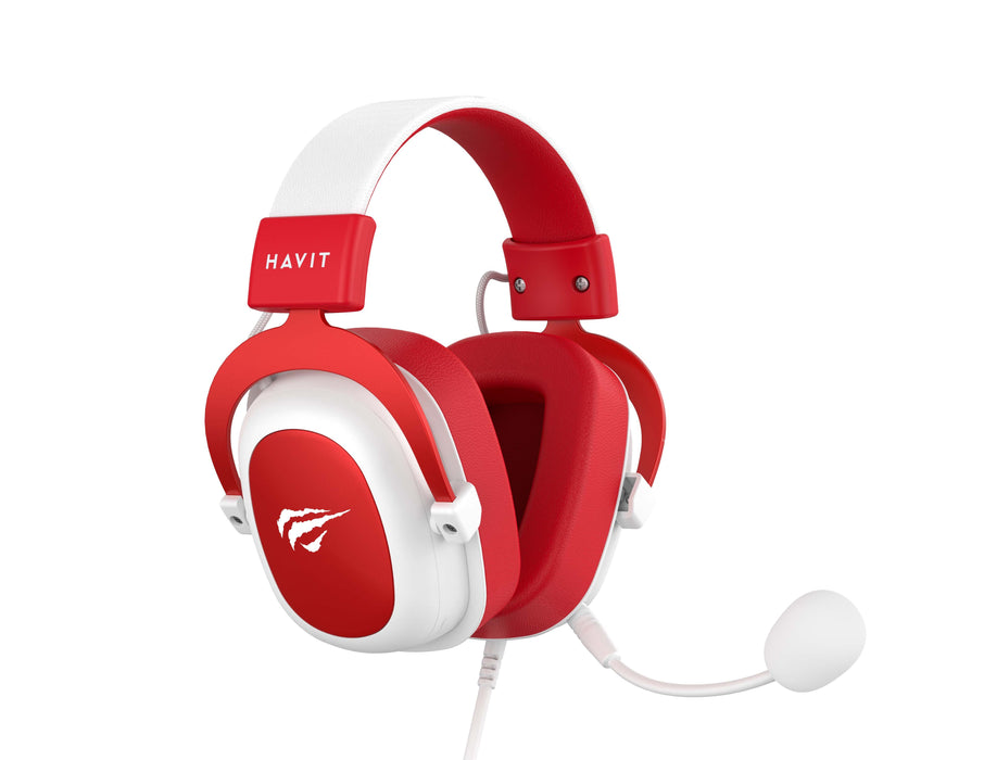 EAN 6950676214147 - Havit 6950676214147 auricular y casco Auriculares Alámbrico Diadema Juego Rojo, Blanco imagen 5