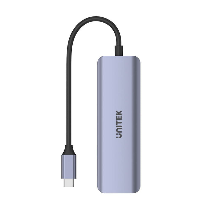 EAN 4894160048042 - UNITEK uHUB Q4 USB 3.2 Gen 1 (3.1 Gen 1) Type-C 5000 Mbit/s Gris imagen 3