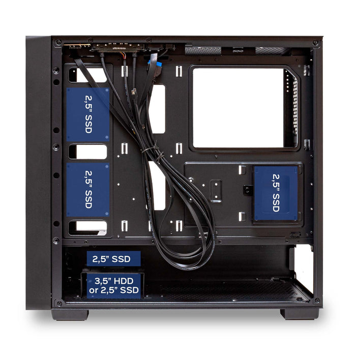 EAN 8436617921124 - UNYKAch Revelat MESH Black Midi Tower Negro imagen 11