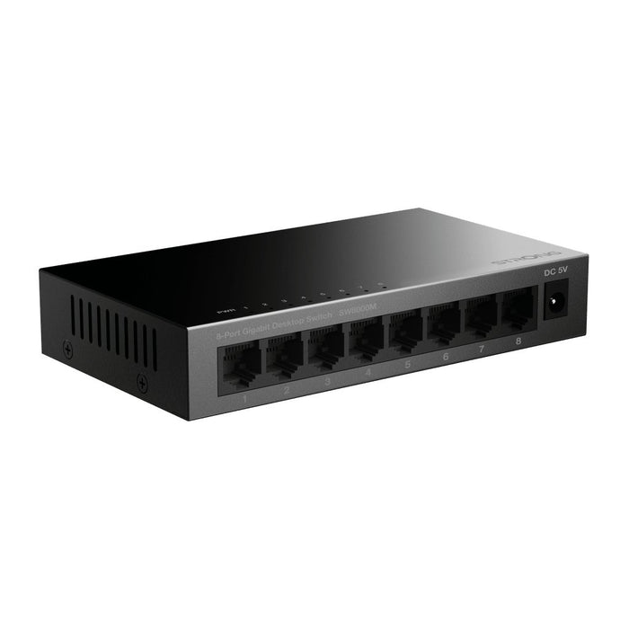EAN 9120072375644 - Strong SW8000M switch Gigabit Ethernet (10/100/1000) Negro imagen 4