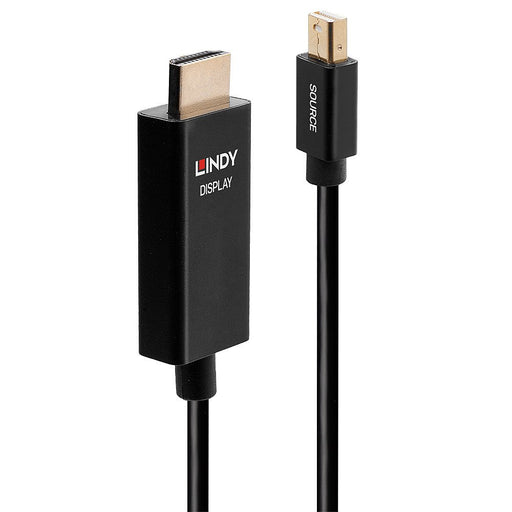 EAN 4002888409230 - Lindy 40923 adaptador de cable de vídeo 3 m Mini DisplayPort HDMI tipo A (Estándar) Negro imagen 1