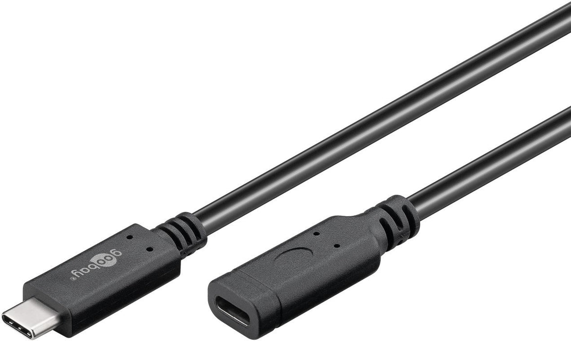 EAN 4040849610387 - Goobay 61038 cable USB USB 3.2 Gen 2 (3.1 Gen 2) 1 m USB C Negro imagen 2
