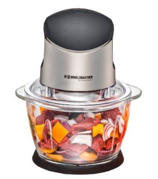 EAN 4001797854209 - Rommelsbacher MZ 400 picadora eléctrica de alimentos 1 L 400 W Negro, Acero inoxidable imagen 1