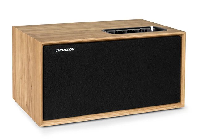 EAN 3499550388381 - Thomson WS502 sistema de audio para el hogar Microcadena de música para uso doméstico Negro, Madera imagen 3