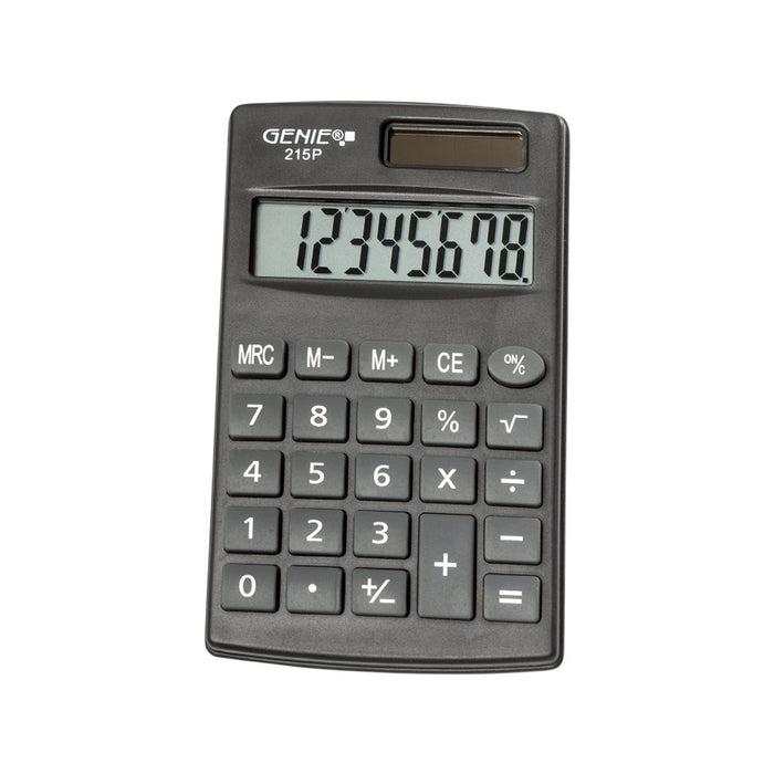 EAN 4015468126304 - Genie 215 P calculadora Bolsillo Calculadora básica Negro imagen 2