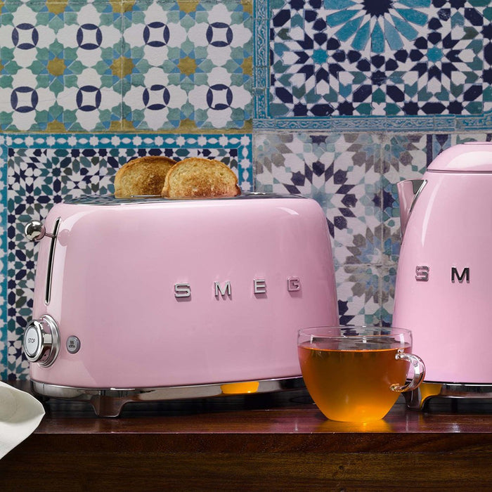 EAN 8017709263393 - Smeg TSF03PKEU tostadora 6 4 rebanada(s) 2000 W Rosa imagen 7