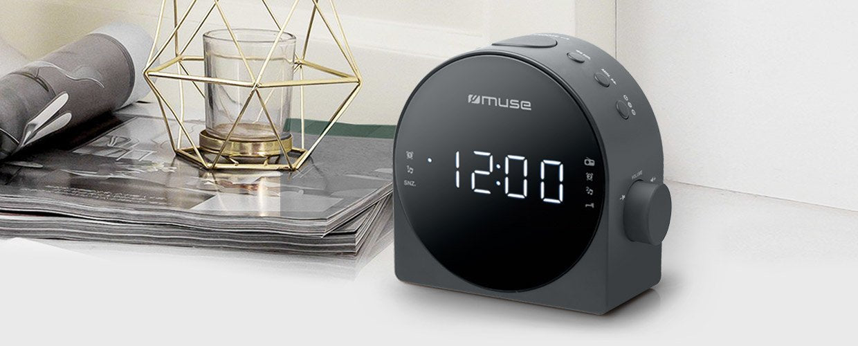 EAN 3700460202415 - Muse M-185 CR radio Reloj Digital Negro imagen 2