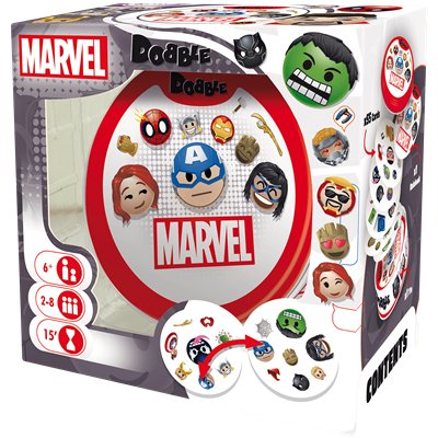 EAN 3558380090533 - Asmodee Dobble Marvel Emoji 15 min Juego De Cartas Lógico imagen 1