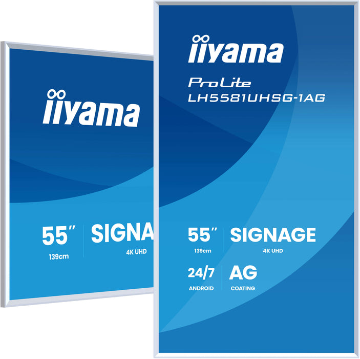 EAN 4948570125616 - iiyama LH5581UHSG-1AG pantalla de señalización Panel plano interactivo 138,7 cm (54.6") Wifi 500 cd / m²  imagen 5