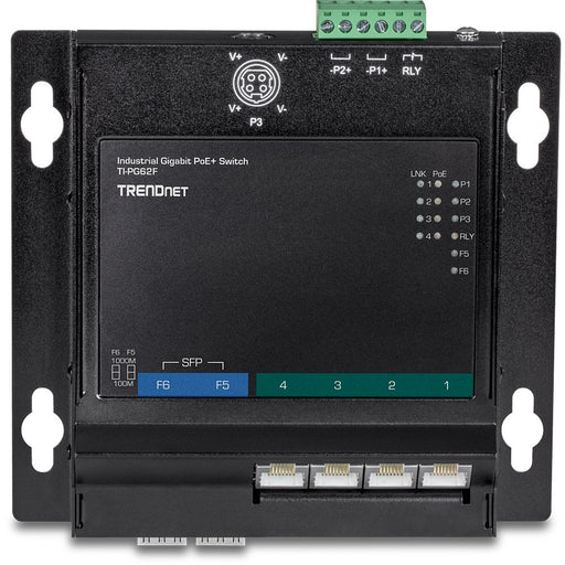 EAN 0710931161793 - Trendnet TI-PG62F switch Gigabit Ethernet (10/100/1000) Energía sobre Ethernet (PoE) Negro imagen 2