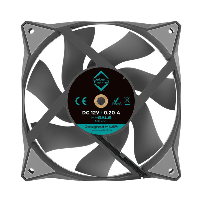 EAN 1230000071048 - Iceberg Thermal IceGALE Carcasa del ordenador Ventilador 12 cm Gris 1 pieza(s) imagen 3