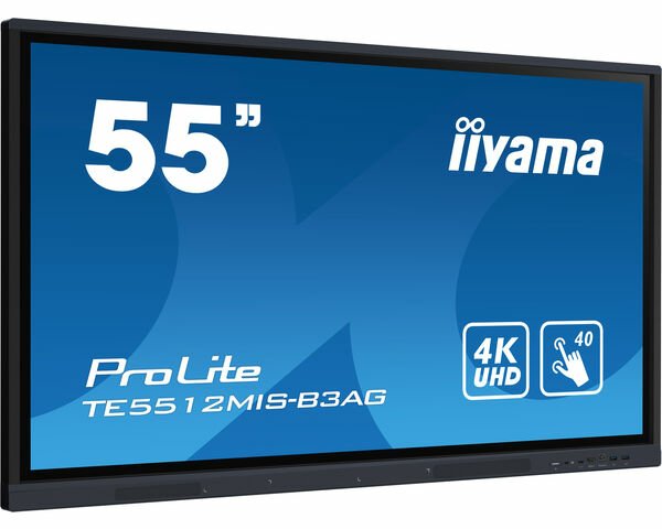 EAN 4948570123681 - iiyama TE5512MIS-B3AG pantalla de señalización Diseño de quiosco 139,7 cm (55") LCD Wifi 400 cd / m² 4K U imagen 1
