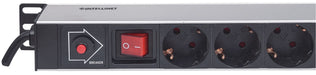 EAN 0766623714044 - Intellinet 714044 unidad de distribución de energía (PDU) 12 salidas AC 1U Negro imagen 4