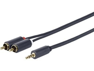 EAN 5712505321454 - Vivolink PROMJRCA0.5 cable de audio 0,5 m 3,5mm 2 x RCA Negro imagen 1