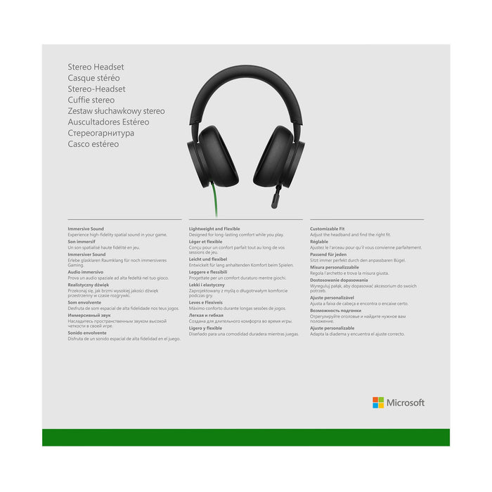 EAN 0889842748048 - Microsoft Xbox Stereo Headset Auriculares Alámbrico Diadema Juego Negro imagen 10