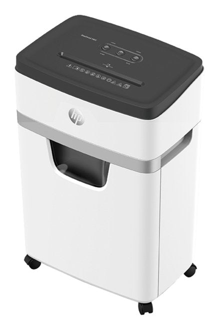 EAN 4030152028054 - HP OneShred 18CC triturador de papel Corte en partículas 65 dB 22 cm Blanco, Negro imagen 1