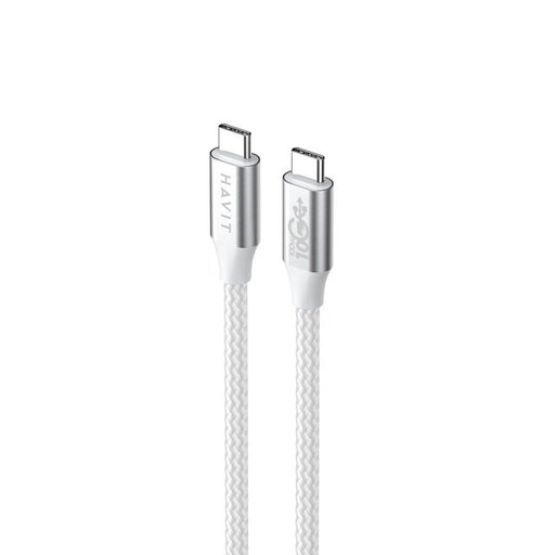 EAN 6939119066758 - Havit 6939119066758 cable USB 1 m USB C Gris, Blanco imagen 1