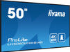 EAN 4948570124091 - iiyama LH5060UHS-B1AG pantalla de señalización Pizarra de caballete digital 125,7 cm (49.5") LED Wifi 500 imagen 3