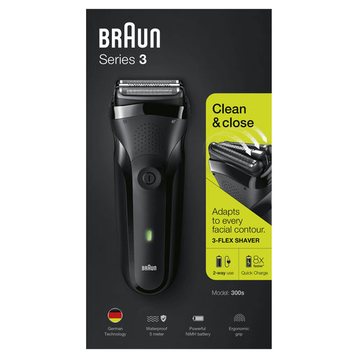 EAN 4210201163305 - Braun Series 3 300s Máquina de afeitar de láminas Recortadora Negro imagen 2