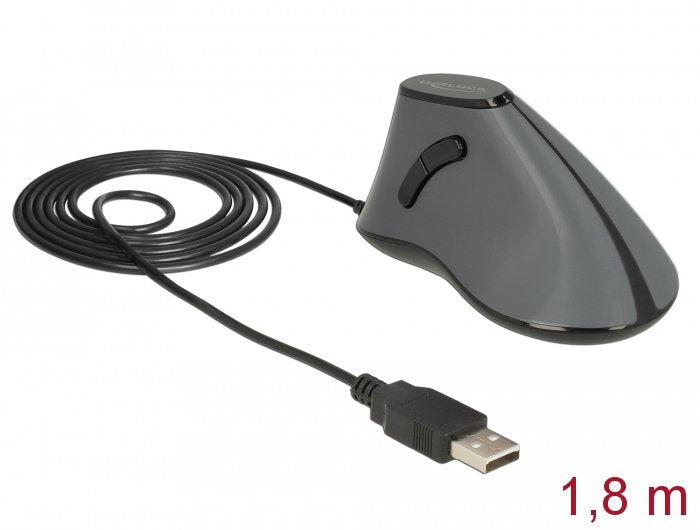EAN 4043619125272 - DeLOCK 12527 ratón Oficina mano derecha USB tipo A Óptico 800 DPI imagen 2