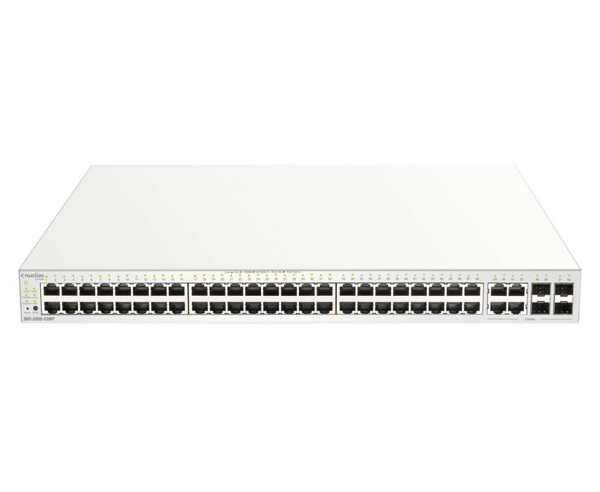 EAN 0790069442988 - D-Link DBS-2000-52MP switch Gestionado L2 Gigabit Ethernet (10/100/1000) Energía sobre Ethernet (PoE) Gri imagen 1