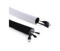 EAN 5902211108047 - Maclean MCTV-672 organizador de cables Escritorio/pared Pasacables Negro, Blanco 1 pieza(s) imagen 1
