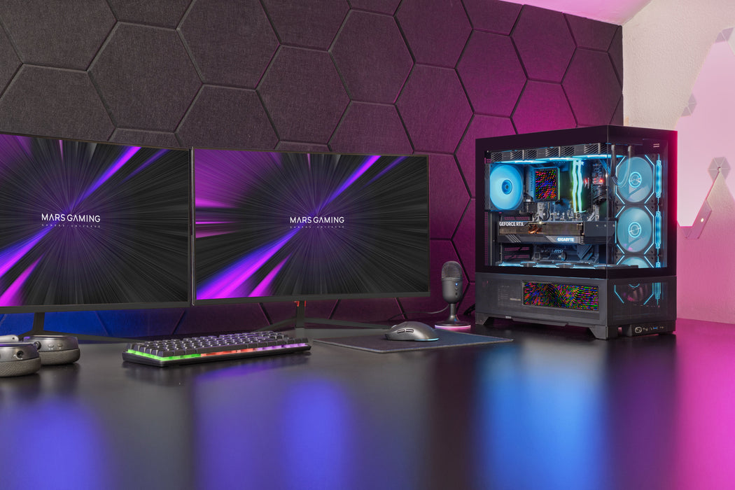 EAN 8435693112556 - Mars Gaming MCLCDX carcasa de ordenador Midi Tower Negro imagen 16