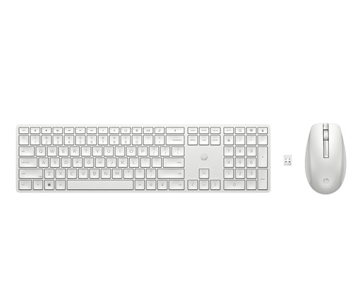 EAN 196188142318 - HP 650 Wireless Keyboard and Mouse Combo White teclado Ratón incluido Hogar RF inalámbrico imagen 1