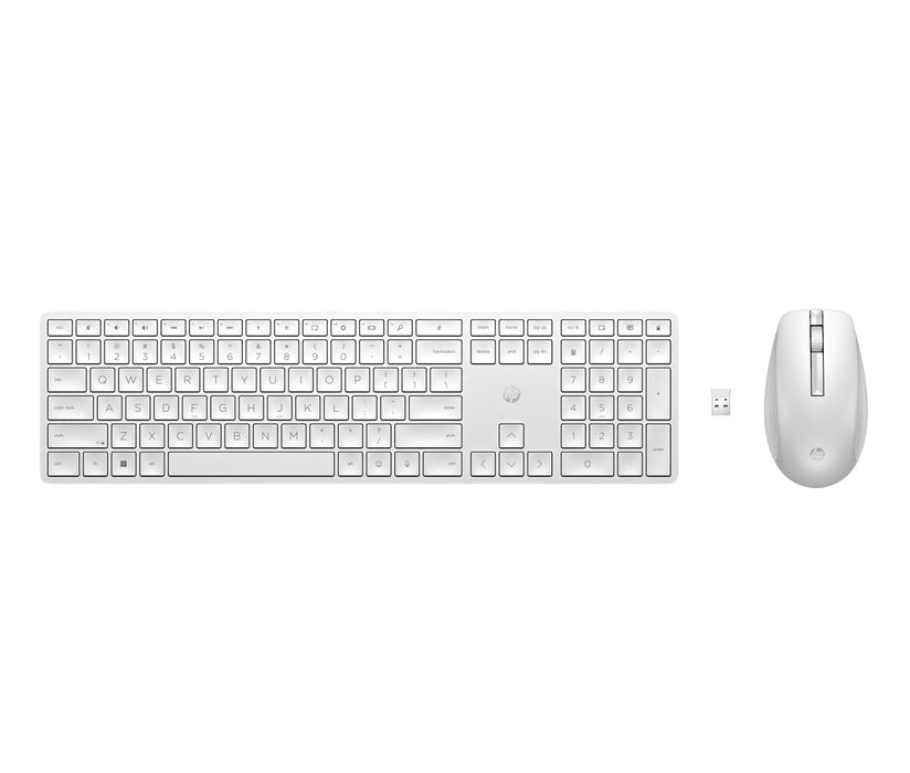 EAN 196188142318 - HP 650 Wireless Keyboard and Mouse Combo White teclado Ratón incluido Hogar RF inalámbrico imagen 1